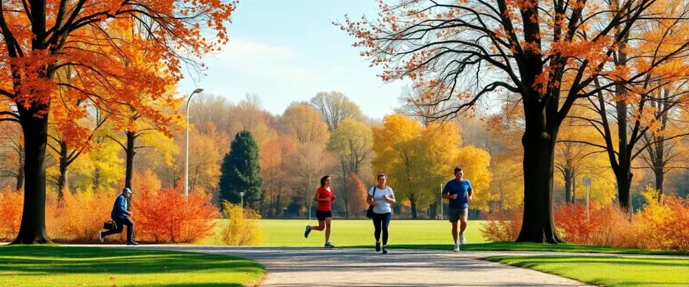 La corsa nel parco
