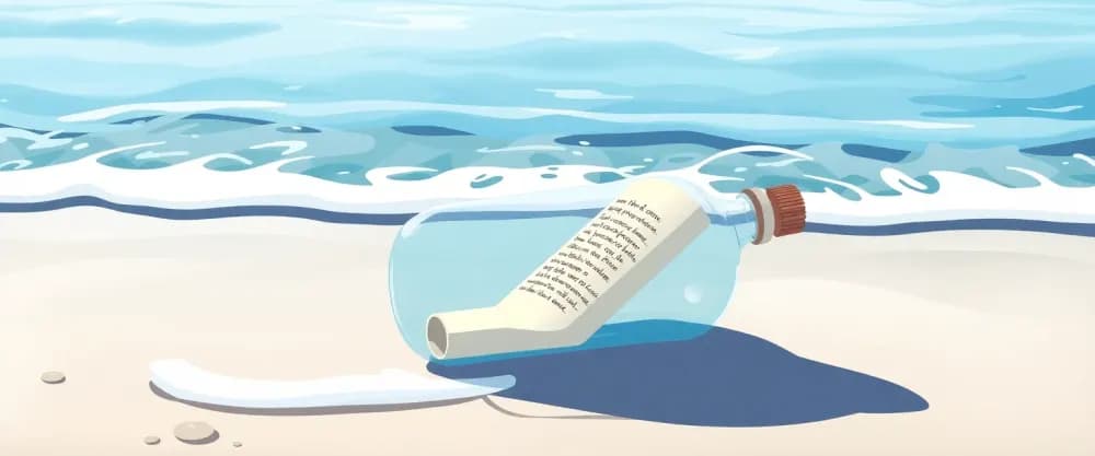 Un poema en una botella