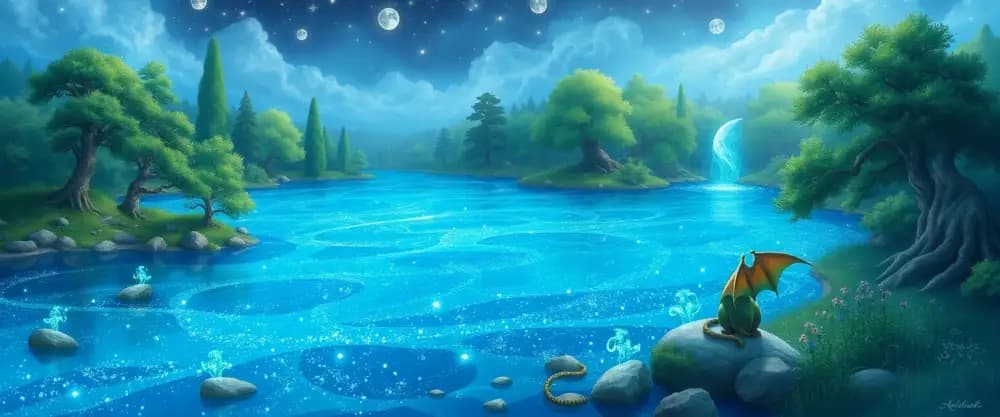 Das glitzernde Wasser