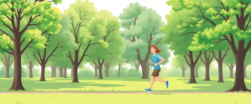 Corsa nel parco