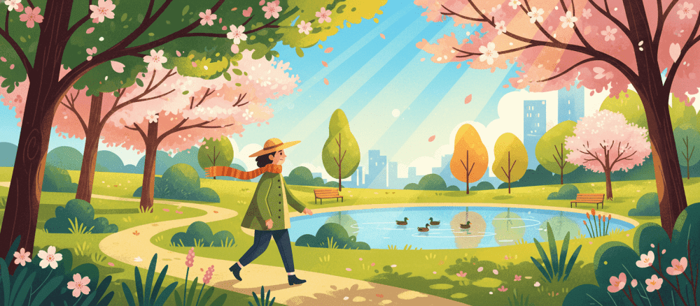 ウォーキング で 健康[けんこう] に なろう ！