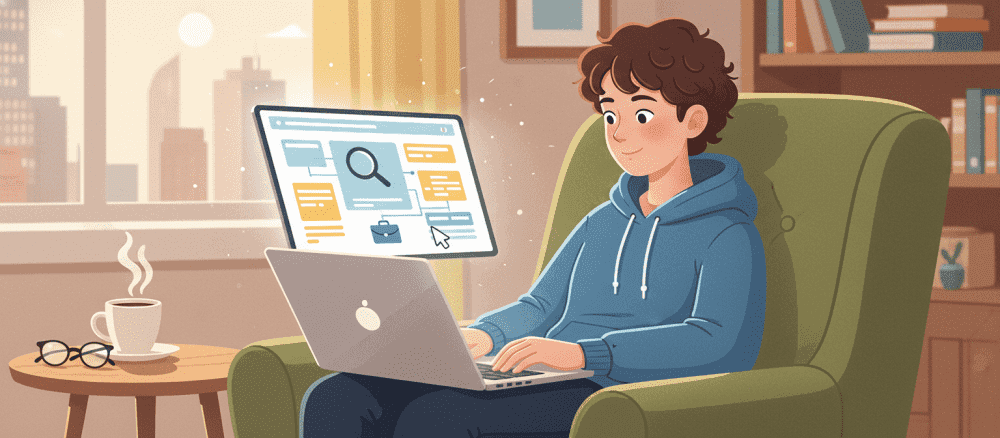 テクノロジー で 仕事[しごと] を 探[さが]そう