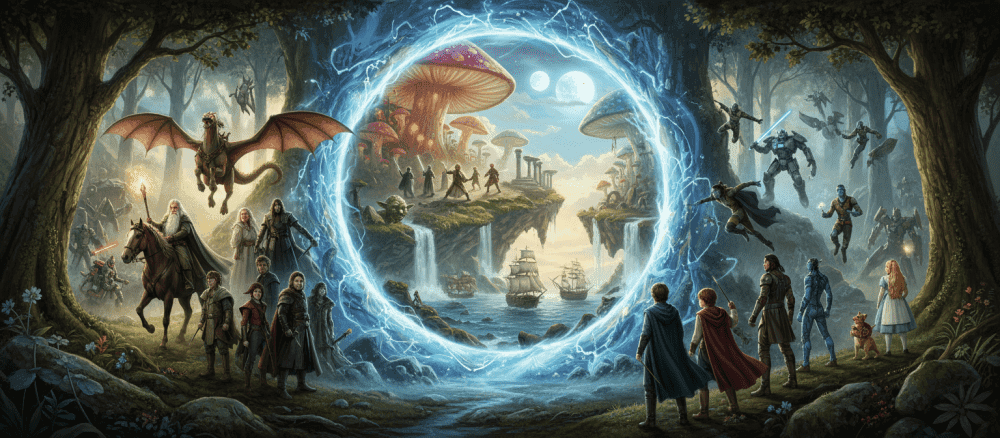 異世界[いせかい] へ の 旅[たび] ： 映画[えいが] の 中[なか] の 冒険[ぼうけん]