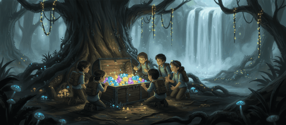 魔法[まほう] の 森[もり] の 隠[かく]された 宝物[たからもの]