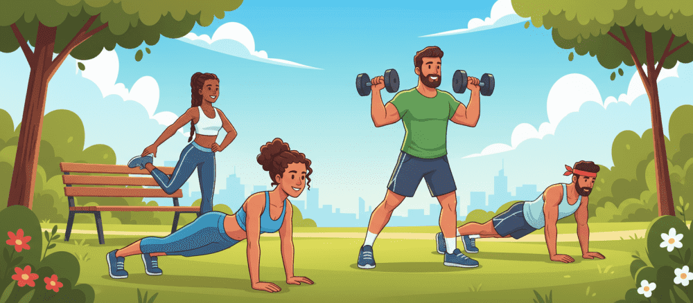 Samen Sterk: Fitness met Vrienden