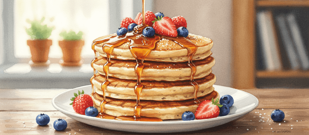 주말 브런치 대작전: 팬케이크 완전 정복!