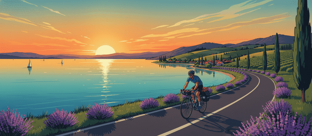 Kerékpározás a Balaton körül: Egy kaland