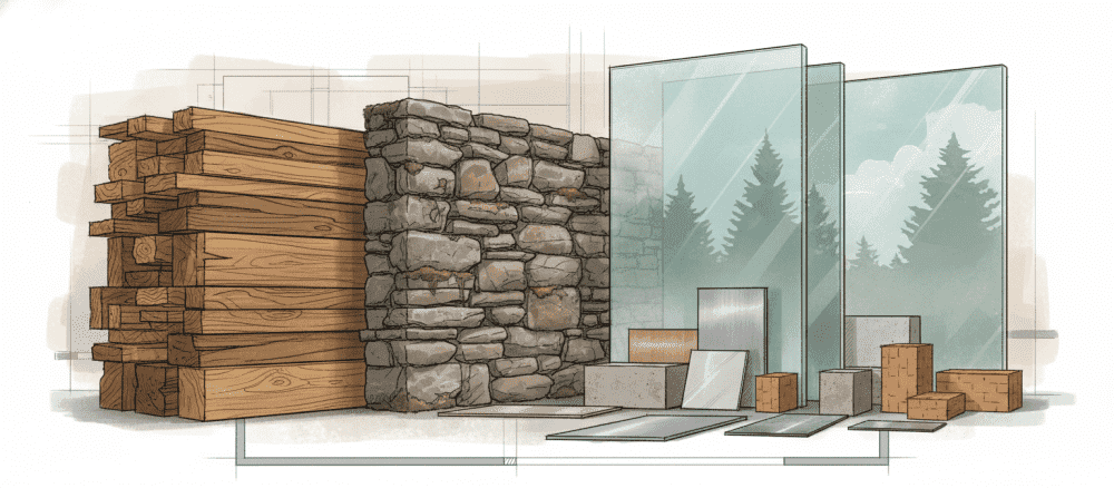 Materialer i Arkitektur Gjennom Tiden