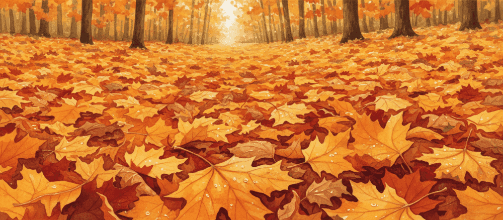 秋天(qiūtiān)[秋天] 的(de)[的] 叶子(yèzi)[葉子]