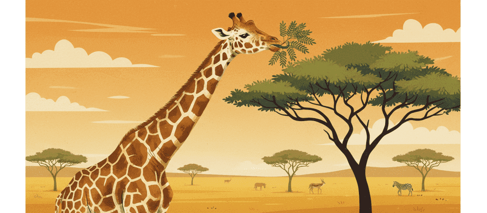 기린의 목은 정말로 길까