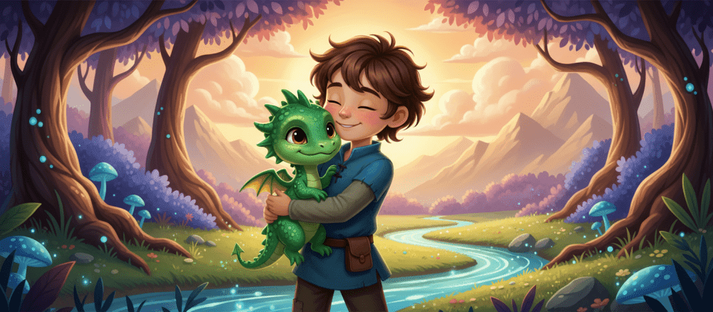 Мальчик и верный дракон