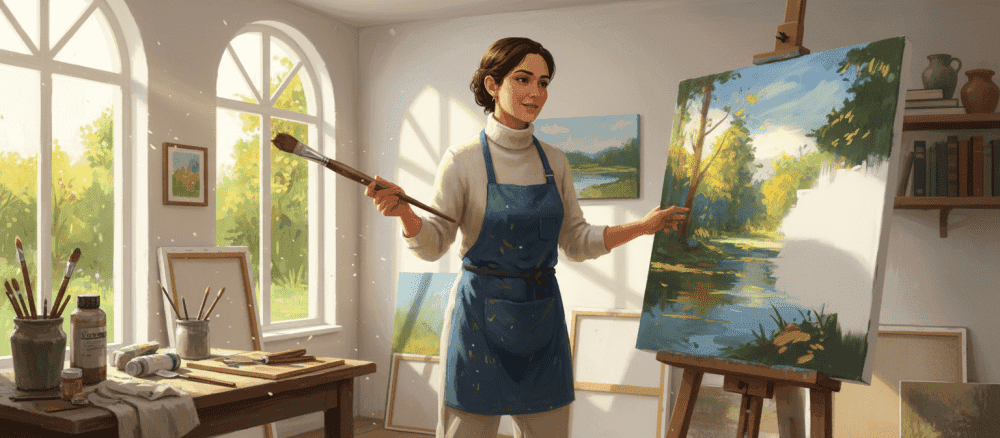 L art du pinceau et de la toile