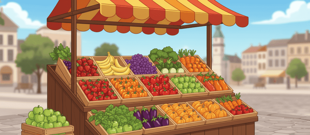 Mijn zonnige zaterdagochtend op de markt