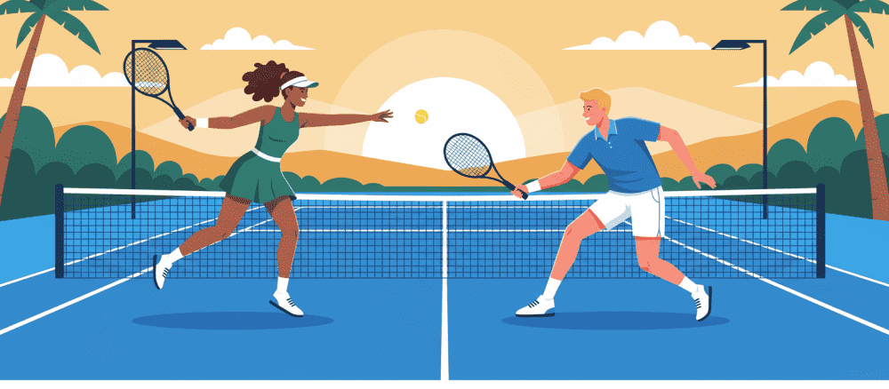 Mijn tennisavontuur met vrienden