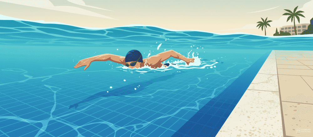 游泳(yóuyǒng)[游泳] 是(shì)[是] 一项(yī xiàng)[一項] 大(dà)[大] 运动(yùndòng)[運動]