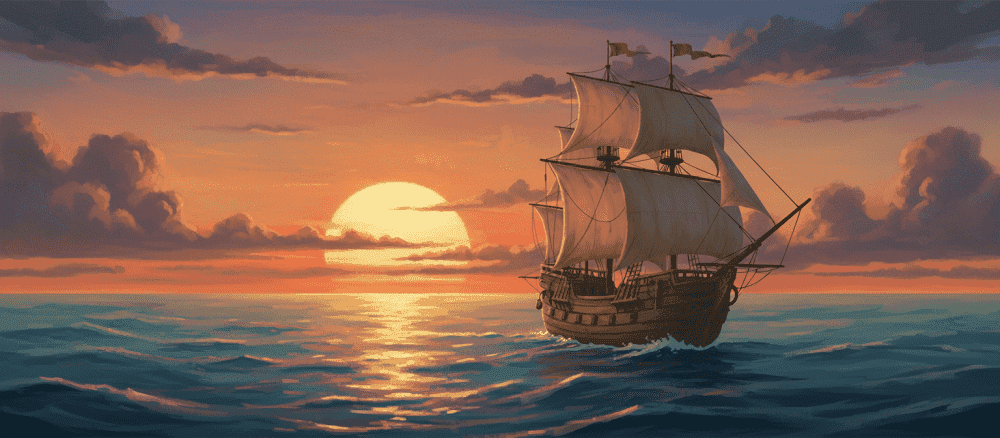 Statek wspomnień na wielkim morzu