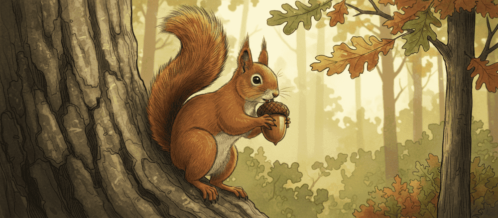 Ekorrens stora nötjakt