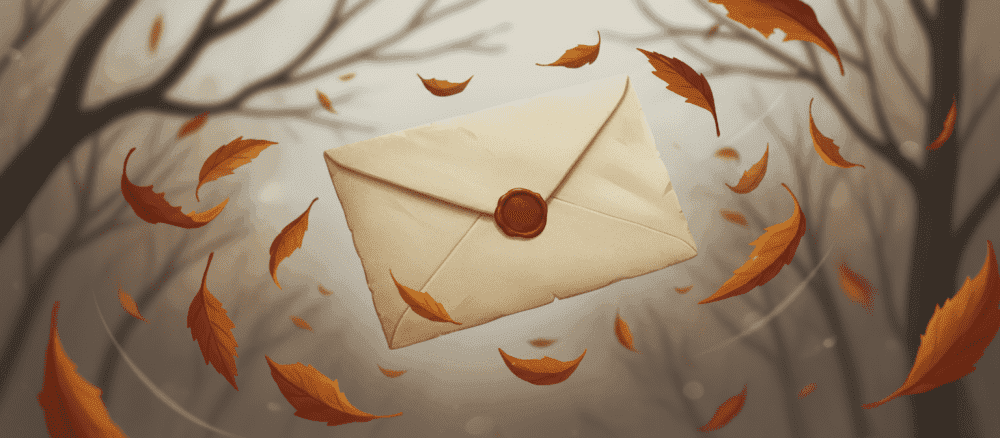 바람을 타고 온 편지