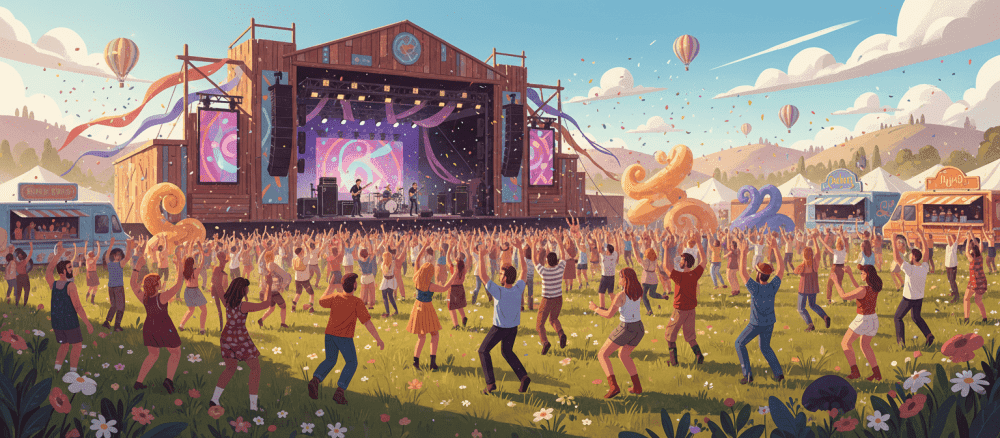 Kesäfestivaalin taikaa