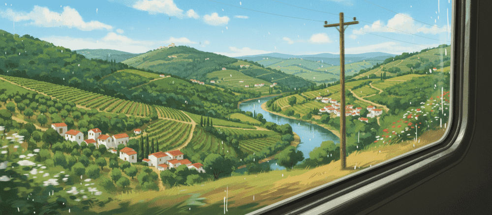 Memórias de uma viagem de comboio