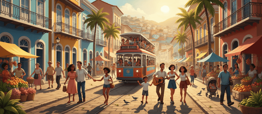 A vida cotidiana em um dia no Brasil