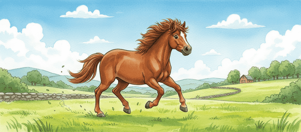 快(kuài)[快] 跑(pǎo)[跑] 的(de)[的] 小(xiǎo)[小] 马(mǎ)[馬] (mǎ)[馬] 。(.)