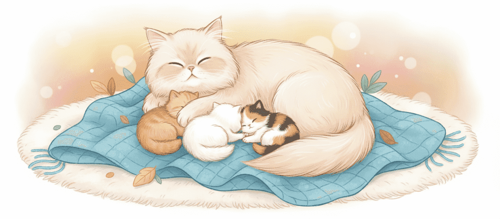 A pequena família de Luna