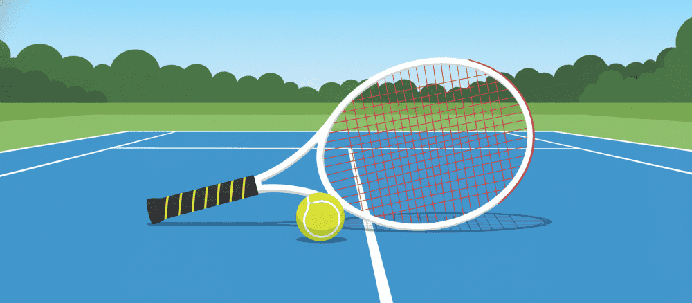 Minha primeira aula de tênis