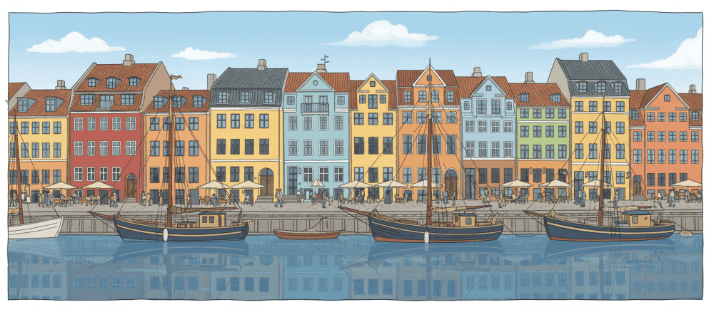 Min første dag i København