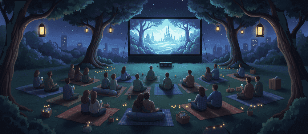 Una notte magica al cinema sotto le stelle