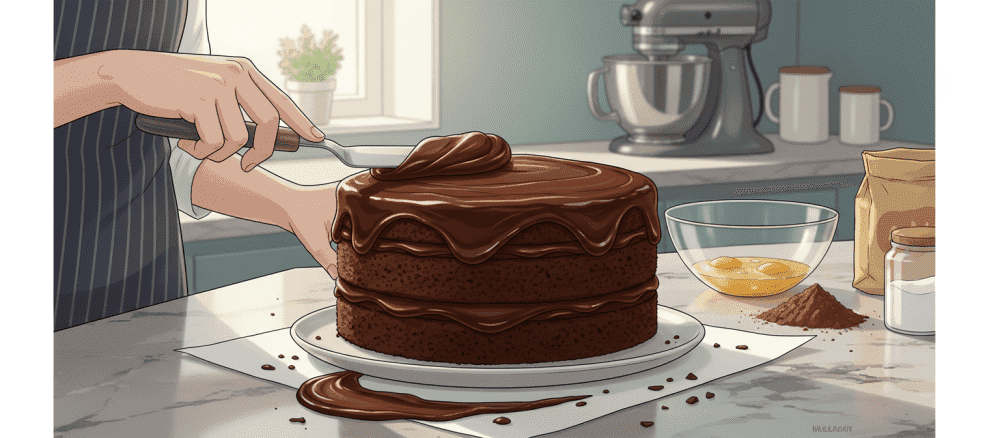 A deliciosa receita do bolo de chocolate