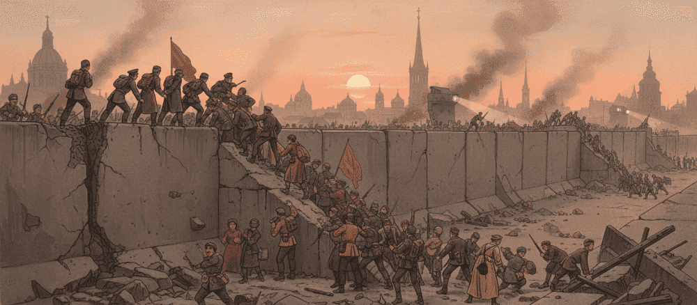 A queda do Muro de Berlim: O fim de uma era