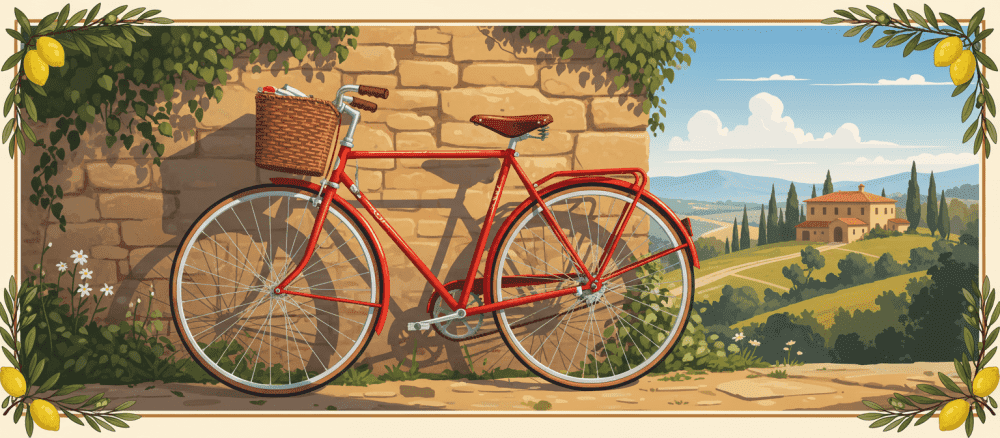 A bicicleta vermelha