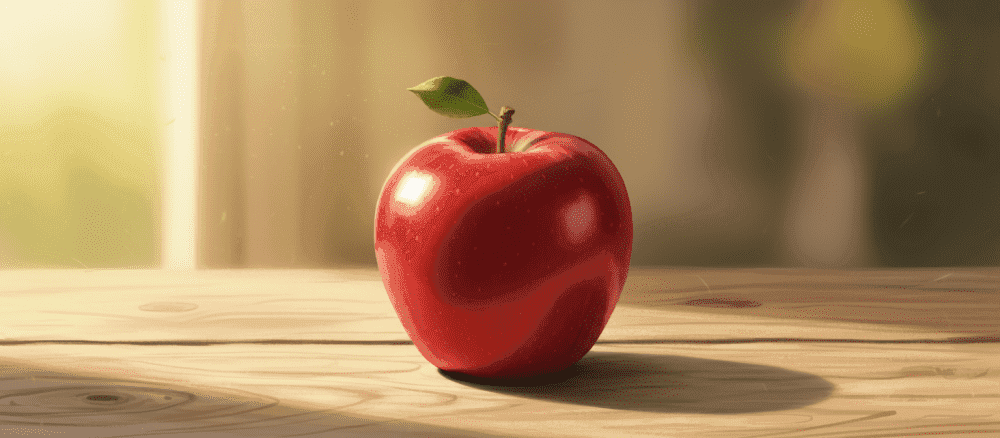 A varázslatos piros alma története