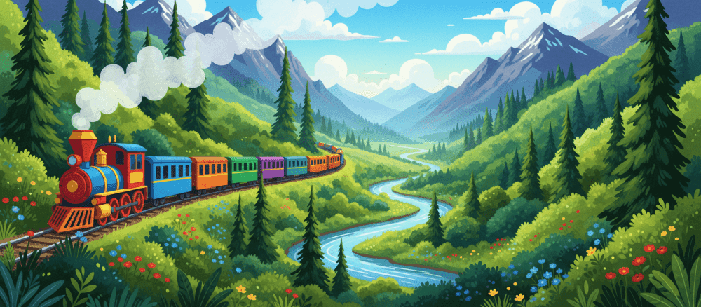 Vonattal a magas hegyekbe