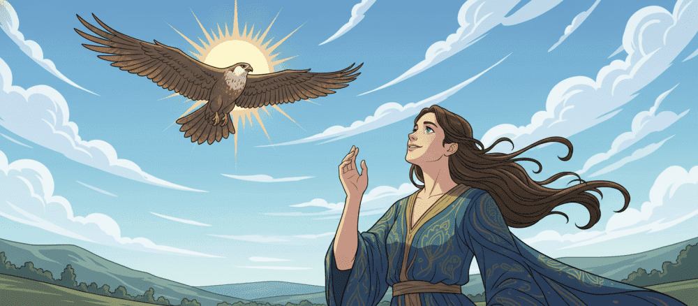 空[そら] を 飛[と]ぶ 鳥[とり] と 私[わたし] の 未来[みらい] の 物語[ものがたり]