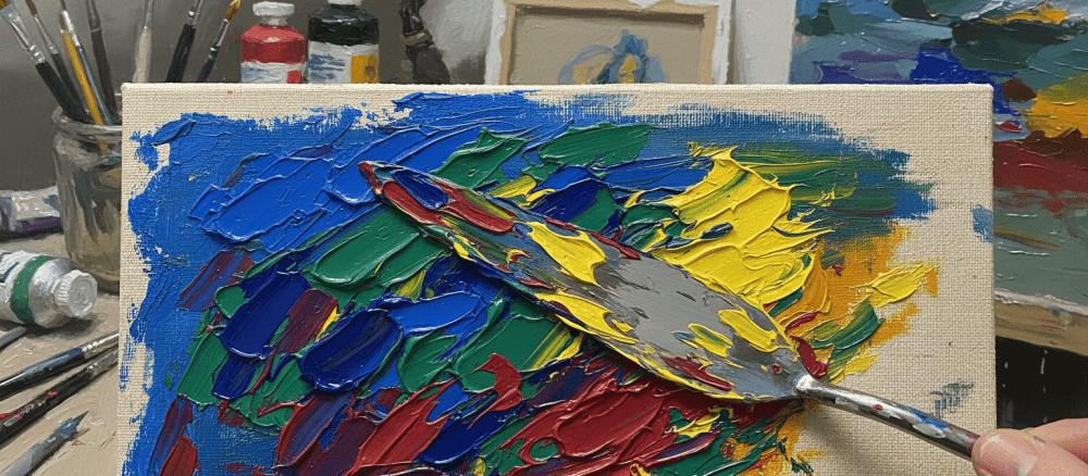 油画(yóuhuà)[油畫] 是(shì)[是] 怎么(zěnme)[怎麼] 画(huà)[畫] 的(de)[的] ？