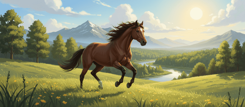 Hesten der dansede med vinden