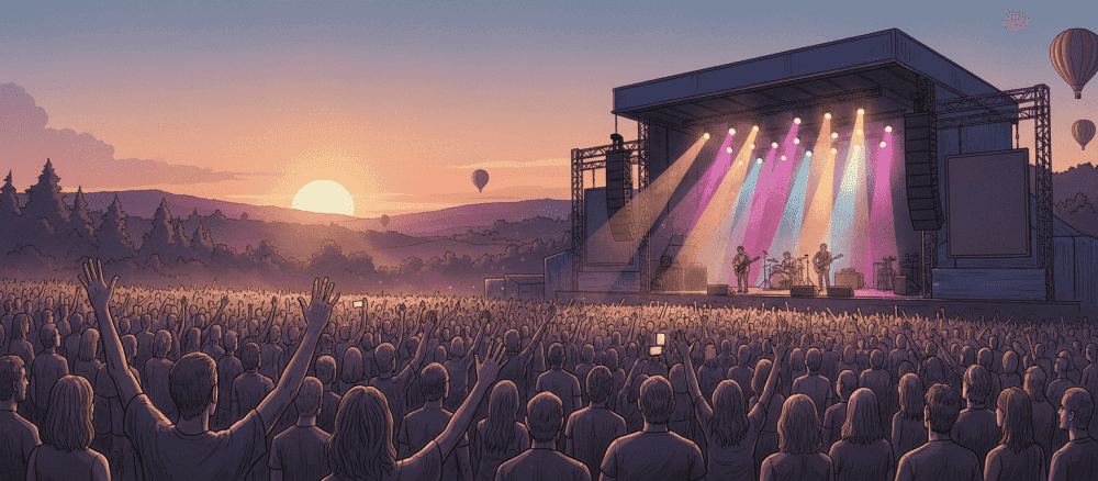 Min oförglömliga dag på musikfestivalen