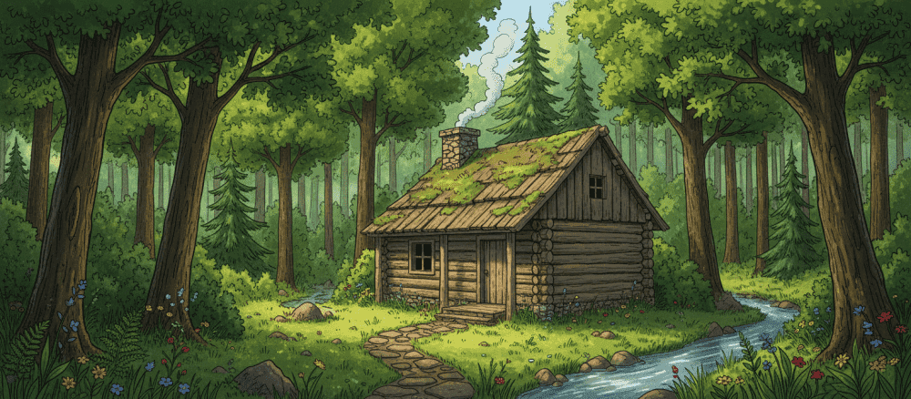 Het verhaal van een huis van hout