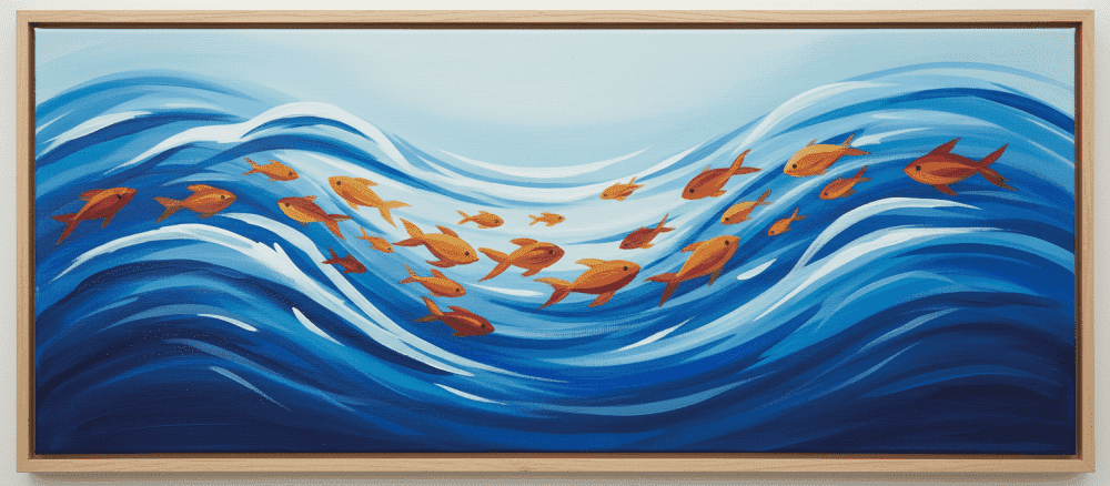 Mavi Deniz ve Renkli Balıklar