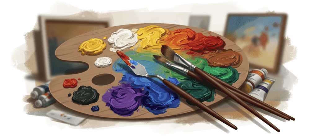 Магия красок на холсте