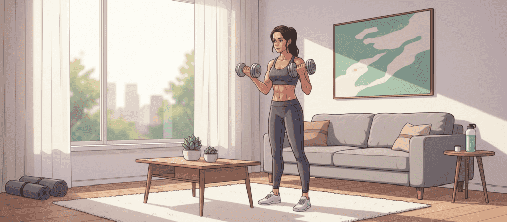 Styrketräning hemma, mer än bara en myt