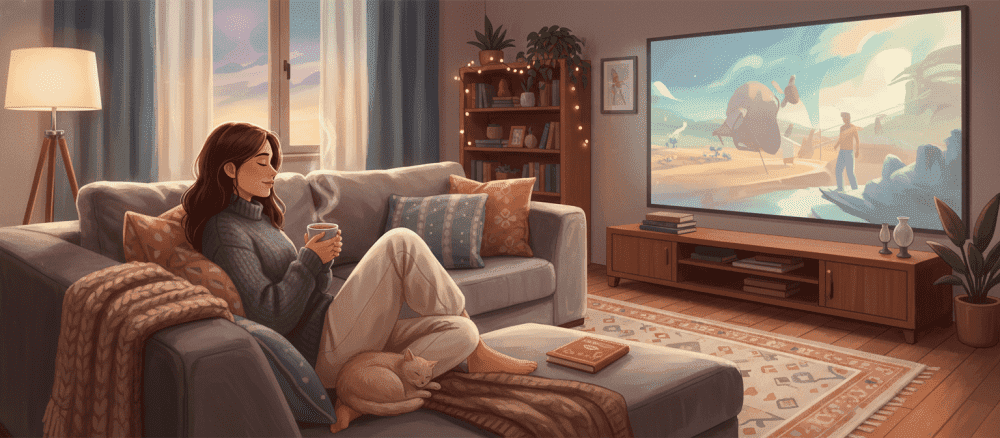 Вечер с мамой и кино