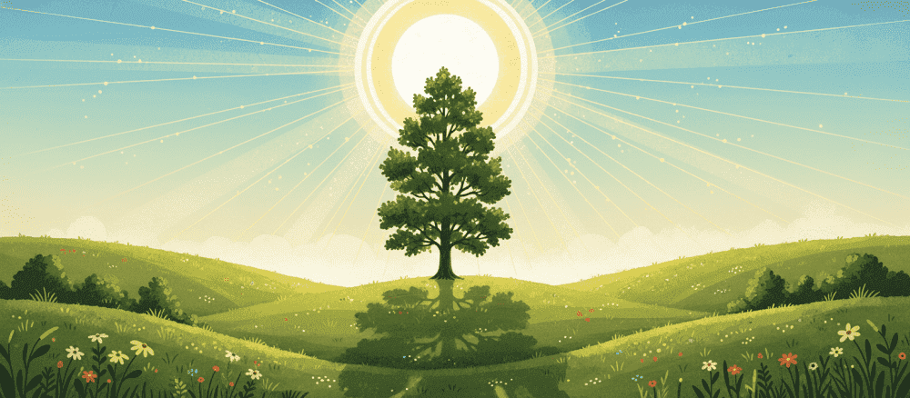 Povestea soarelui și a copacului bătrân