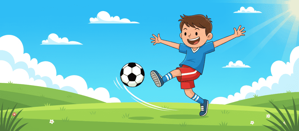 Saya Suka Bermain Sepak Bola