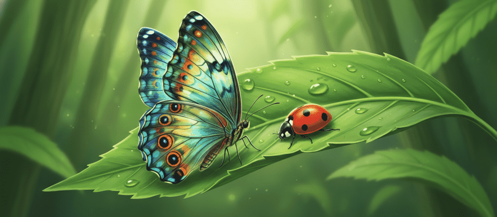 Los insectos del jardín