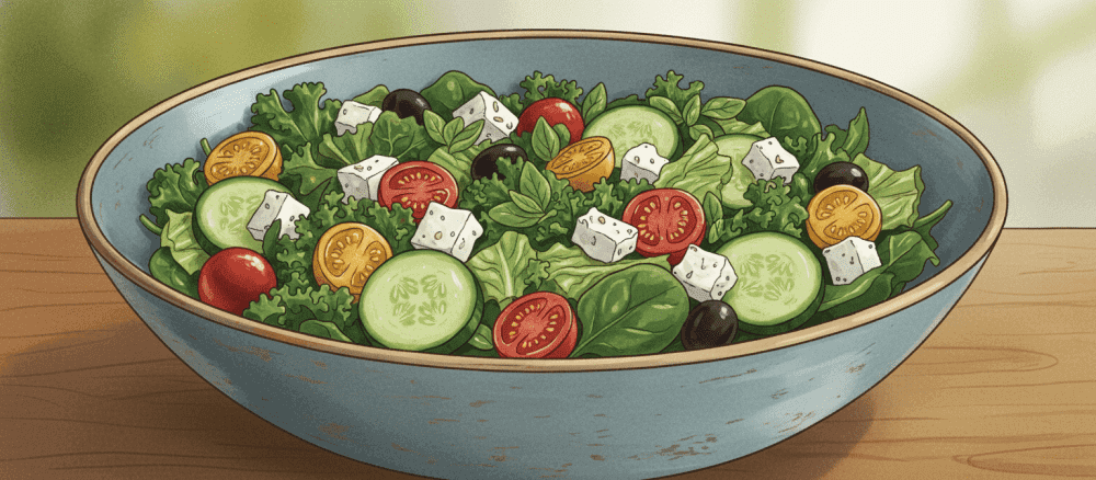 Hur man gör en hälsosam sallad