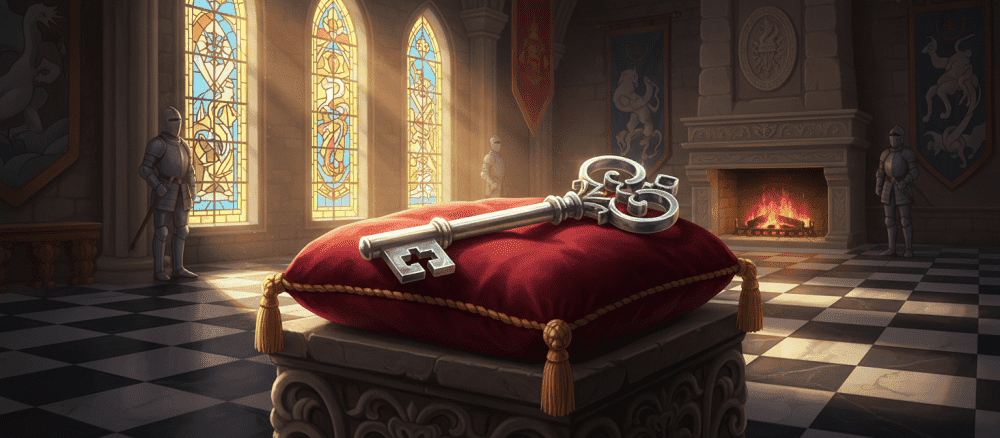 Серебряный ключ от замка