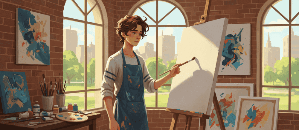 Der junge Maler aus Berlin